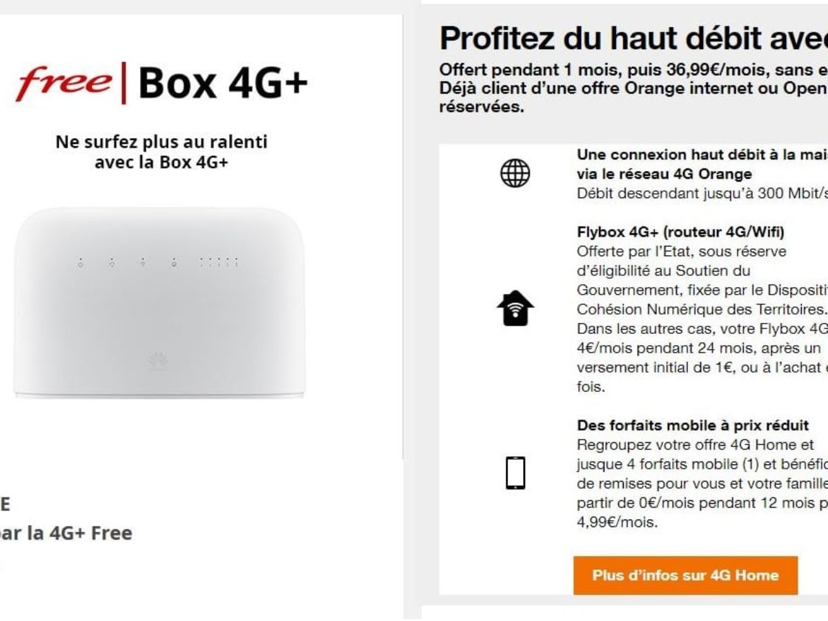 Présentation de la box 4G Orange : caractéristiques, avis, prix