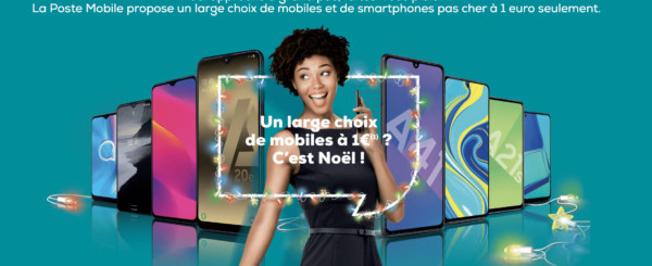 la poste mobile portable à 1 euro