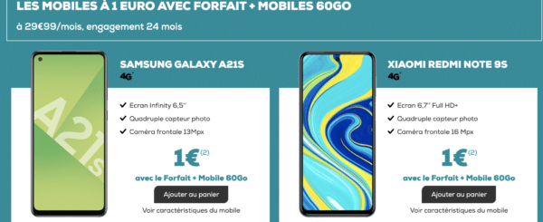 telephone à 1 euro la poste