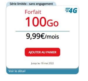 Auchan télécom offre 100 go