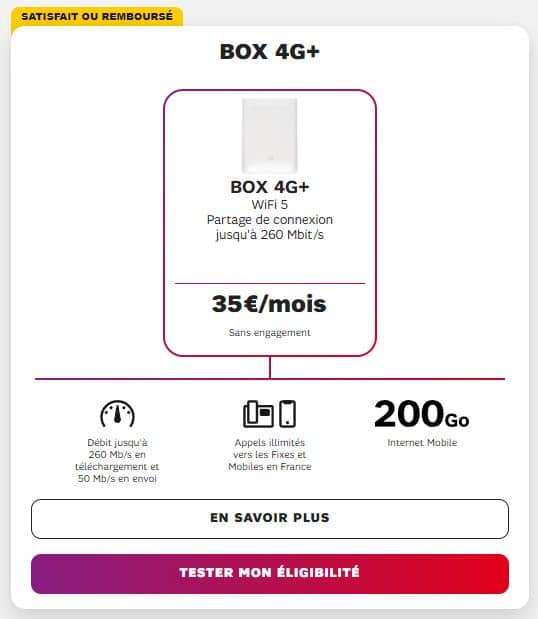 SFR box 4G