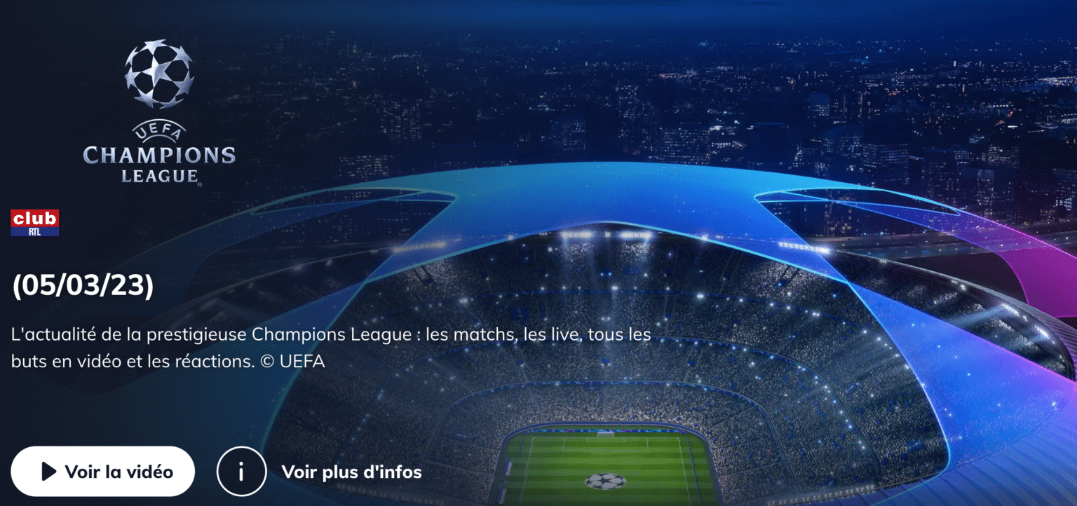 Regarder la Champions League gratuitement Lemon