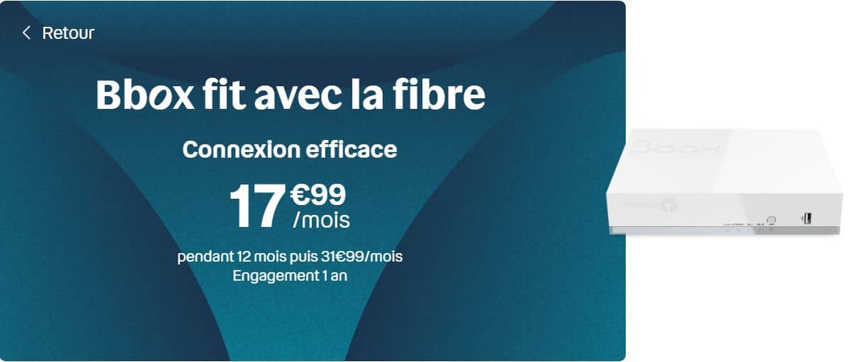 Découvrez la Bbox Fit, la Fibre la moins chère du moment