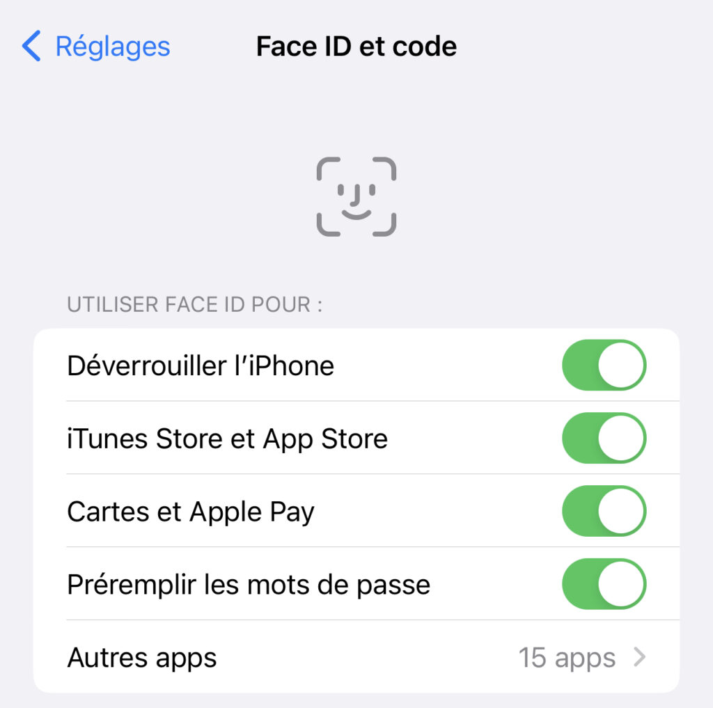 face id iphone 14 pro max