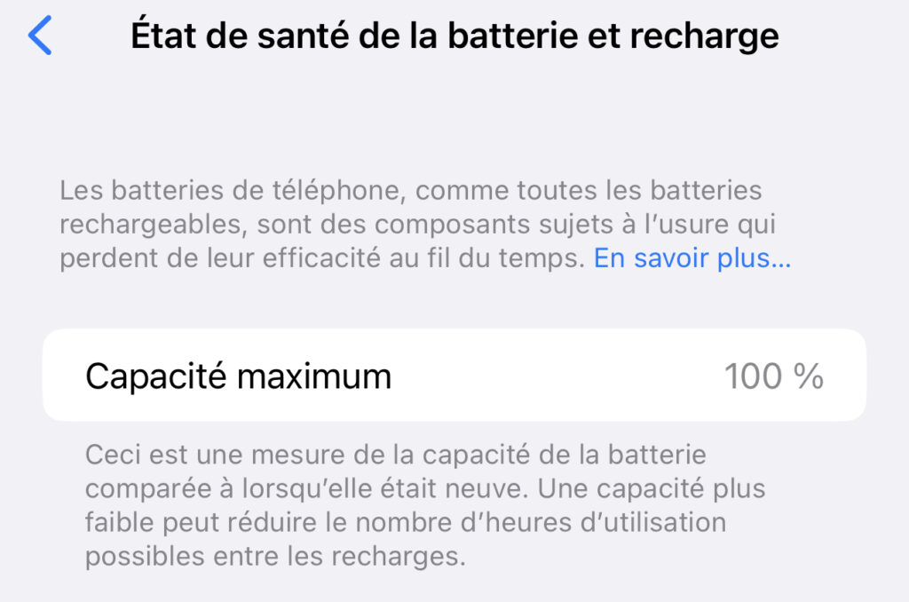 capacité batterie iphone 14 pro max