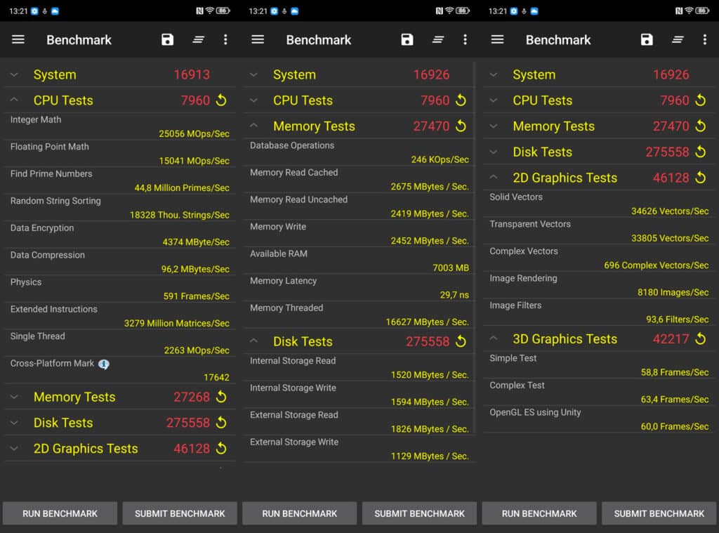 performances du redmagic 8s pro