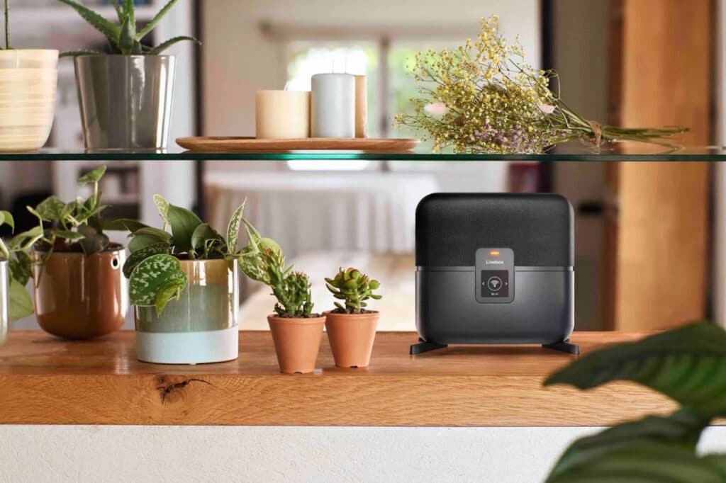La Livebox S dans un salon